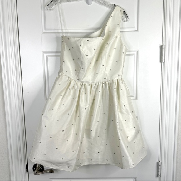 SACHIN + BABI Anthropologie Elliana One Shoulder Mini Dress NEW Size 6 - Picture 2 of 16